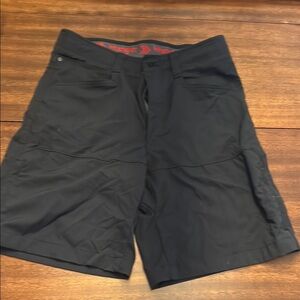 Wrangler Black Flat Front Shorts for Casual Comfort